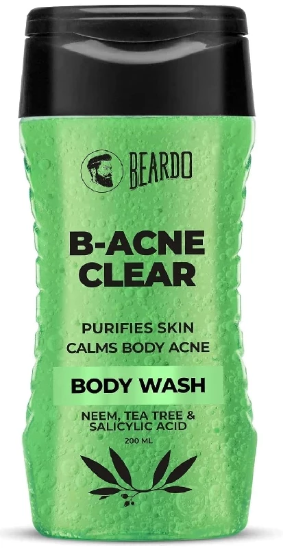 Beardo Body Acne Clear Body Wash for Men, 200 ml-1.webp